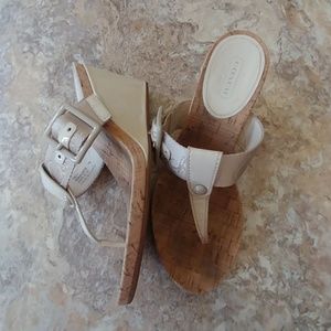 Coach thong wedges